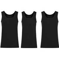 cwonlineshop Unterhemd 4er Sparset Tank-Tops für Herren aus 100% Baumwolle (Packung, Set, Spar-Pack, Spar-Packung, 4-St., 4er-Pack) Feinripp aus 100% Baumwolle