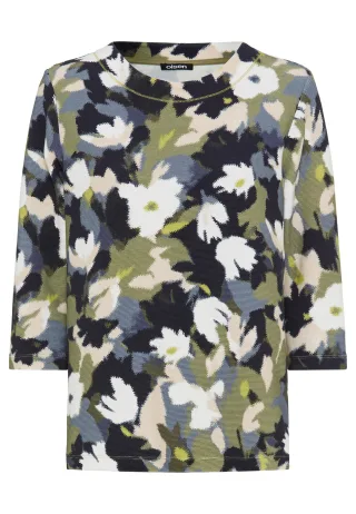 Olsen - Sweatshirt Long Sleeves moss green - Gr. - 40