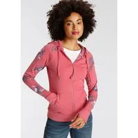 KangaROOS Kapuzensweatjacke hüftbedeckende Länge, figurbetonte Passform, mit Kordelzug