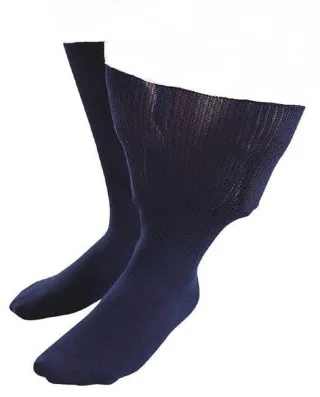 Herren & Damen Extra Wide Soft Cotton Oedema Socken für geschwollene Füße