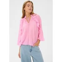 KAFFE Langarmbluse Langarm-Bluse KAflora