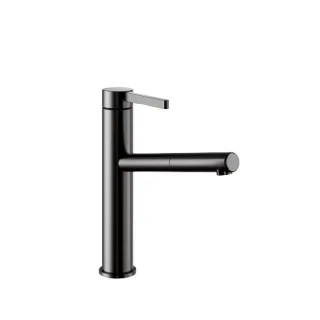 KWC Hebelmischer BEVO E Auszugauslauf, A220, industrial black,125590 125590