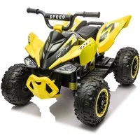 LALAHO Elektro-Kinderquad Kinder Quad Elektro, Elektro-Kinderquad, 12V, langsamer Start, Musik, LED, 12Vlangsamer Start,35WInklusive Akku und Ladegerät