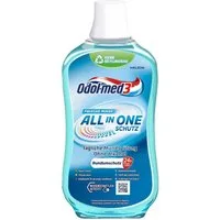 Odol Mundspülung Odol-med3 Mundspülung All in One, alkoholfreie Mundspülung, 500ml, (1-tlg)