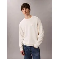 Calvin Klein Jeans Strickpullover LS EZ COTTON CREWNK SWEATER 12GG Mit Rundhalsausschnitt