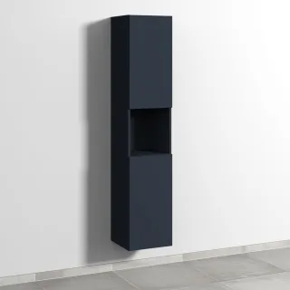 Sanipa 3way Hochschrank mit 2 Türen und 1 offenem Fach, Marine-Matt SP1151R