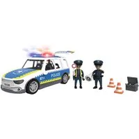 Playtive Spielzeug-Auto Set Medium mit Licht- und Soundeffekten Polizei-Wagen Kinder, Zertifizierung: CE