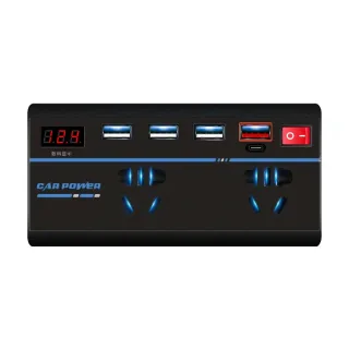 Car Inverter & Charger12V to 110V/220V Power Converter with Digital Display Car Inverter Charger 12V24V To 110V220V Po