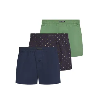 Lyle & Scott - Boxershorts für Herren (3er-Pack) (Schiefergrün)
