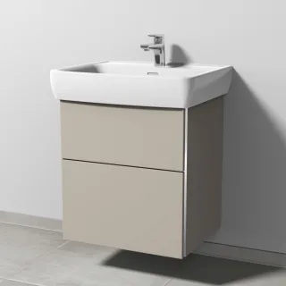 Sanipa 3way Waschtischunterbau zu Laufen Pro A Waschtisch mit 2 Auszügen, Kaschmir-Matt BP7561U