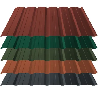 Trapezblech T18+ | Wand | 0,63 mm | Stahl | 25 µm Polyester