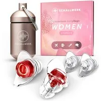 Schallwerk Gehörschutzstöpsel SCHALLWERK ® Women+ Gehörschutz Ohrstöpsel speziell für Frauen