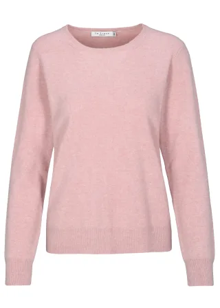 IN LINEA - NOS Pullover, Rundhals 410 rose - Gr. - 42