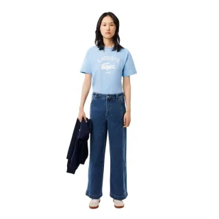 Lacoste - "Paris" T-Shirt für Herren/Damen Unisex, Baumwolle (Hellblau)