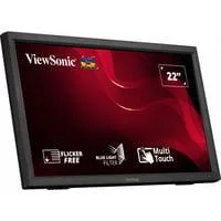 TD2223 Touchscreen, LED-Monitor 54.6 cm (21.5 Zoll), schwarz (matt), FullHD, TN, HDMI, DVI, VGA, USB-Hub