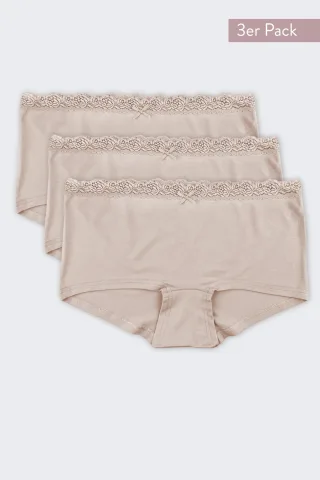 Nina von C. - Panty 3er Pack voile de rose - Gr. - 42