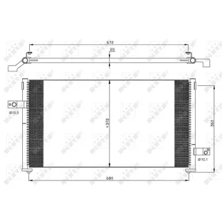 NRF Klimakondensator Subaru Forester 2,0 35877
