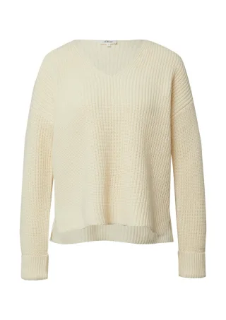 s.Oliver Red Label - Softer Pullover mit V-Ausschnitt im Relaxed Fit beige - Gr. - 34