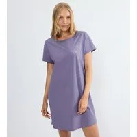 Triumph Nachthemd Nightdresses NDK X weich, atmungsaktiv, gerippter Rundhalsausschnitt, Kurzarm