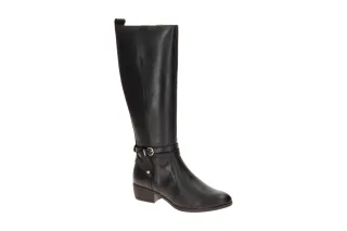 Pikolinos W1U-9764 Damenstiefel DAROKA schwarz Echtleder Gummisohle 3cm Absatz