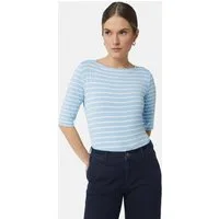 comma 3/4-Arm-Shirt T-Shirt Streifenshirt im Slim Fit