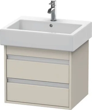 Duravit Ketho Waschtischunterbau wandhängend Taupe Matt 550x440x480 mm - KT663609191 KT663609191