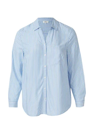 s.Oliver - Bluse blau - Gr. - 50