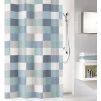 Kleine Wolke Duschvorhang Check Breite 180 cm (1-tlg), inklusive Duschvorhangringe