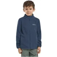 Jack Wolfskin Fleecejacke TAUNUS JACKET K hochschließender Kragen, mit Reißverschluss, atmungsaktiv, winddicht