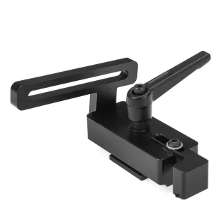 ENJOYWOOD Aluminium Alloy Miter Track Stop Fixed T-Slot Track Woodworking Limiter for 30mm 45mm Manual T-track Woodworki