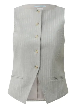 qs - Indoor-Weste grau - Gr. - 36