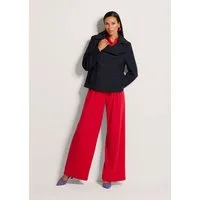 MADELEINE Outdoorjacke Elegante Caban-Jacke mit Taschen Wolljacke Zweireihig mit Reverskragen und Taschen