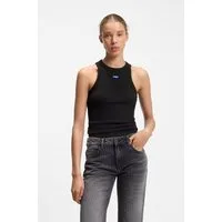 HUGO Tanktop Easy Tank Stretch-Baumwolle, Slim Fit