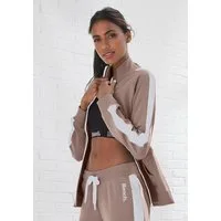 Bench. Loungewear Sweatjacke mit Seitenstreifen und Stehkragen, Home- und Loungewear Serie