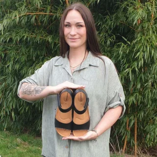 Shoezuu Sandalen Marian schwarz 42