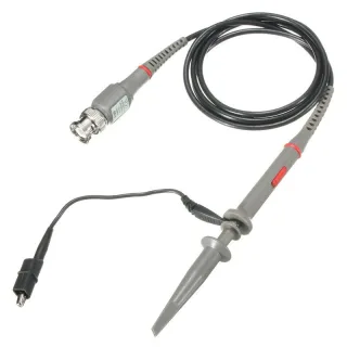 P6060 Oscilloscope Probe 60 MHz Bandwidth 1x 10x Attenuation High Precision Measurement 5.8 ns Rise Time 200V/600V Max I