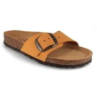 Tuffeln Damen Pantoletten Sandalen Fehmarn für schmale Füße Hausschuh mit gepolstertem Tieffussbett