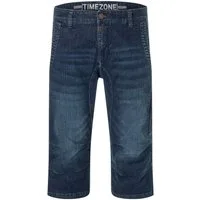 TIMEZONE Jeansshorts Jeans mit geradem Bein und Kontrast Nähten Regular ConnorTZ 3/4