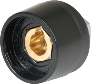 ELMAG SK-Einbaubuchsen, 2 Stk. Pkg - SB, schwarz schwarz - 54621