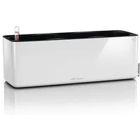 Lechuza® Balkonkasten Cube Glossy Triple Weiss highgloss