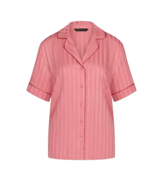 Triumph - Amourette Jacquard Boyfriend Shirt cherry rose - Gr. - 38