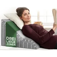 Well B4 Keilkissen Lesekissen für Bett und Sofa – Bequemes Rückenkissen mit Memory Foam, Verwendbar als Reflux Kissen, Keilkissen Bett, Bettkissen Rückenlehne im Sitzen und Liegen