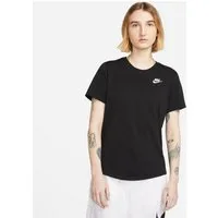Nike Kurzarmshirt W NSW CLUB SS TEE BLACK/DK SMOKE GREY