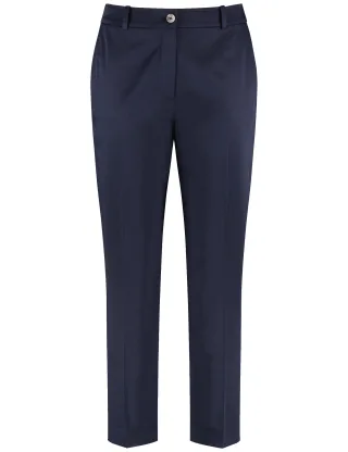 GERRY WEBER Collection - Klassische Chino mit Stretchkomfort night sky - Gr. - 42
