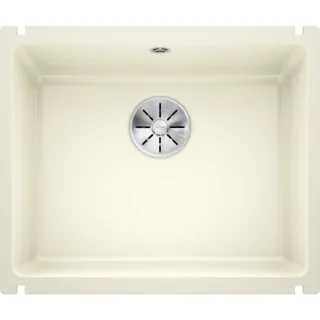 Blanco Subline 500-u Spüle 523734 54,3x45,6cm, PuraPlus magnolia glänzend, für Unterbau