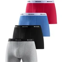 Bench. Boxer Boxershorts für Herren (Packung, 4-St) Unterhosen mit kontrastfarbigem Bund