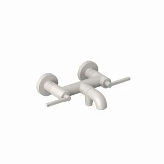 Kludi NOVA FONTE Wannenarmatur PURISTIC Matt Light Dove, 20540O215 20540O215