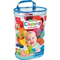 Clementoni® Clemmy, Bausteine im Beutel (20 Stück) Spielbausteine, Made in Europe