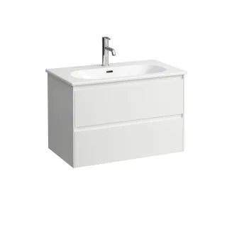 Laufen Waschtisch und Waschtischunterschrank LUA SET LANI 455x800x527 H8600872611041