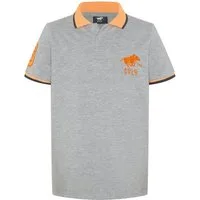 Polo Sylt Poloshirt mit Logo-Stickerei und Kontrast-Akzenten